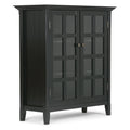 Black Medium Storage Cabinet Y80485