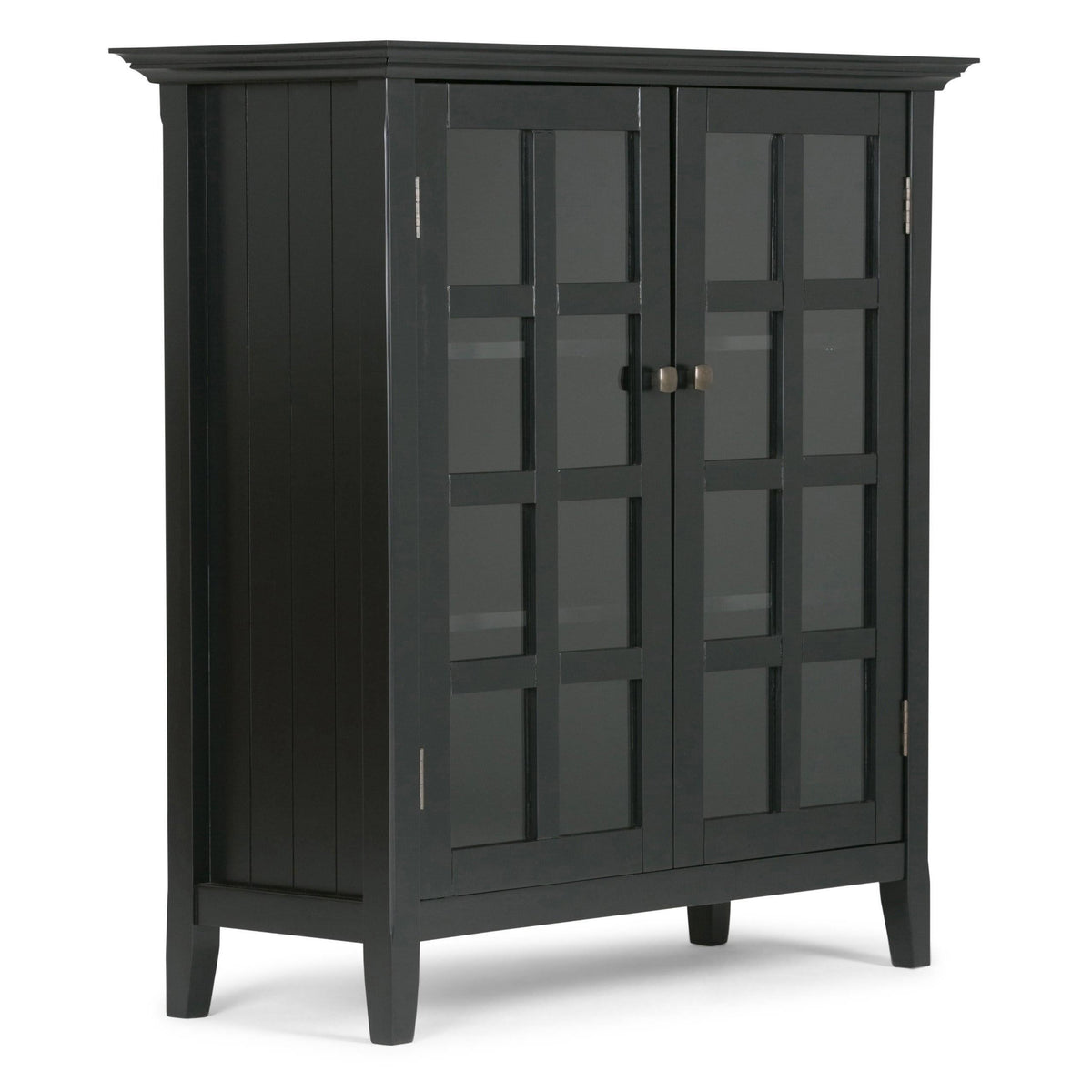 Black Medium Storage Cabinet Y80485