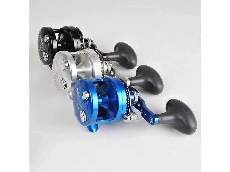 2-Speed Lever Drag Casting Reel Blue R1352