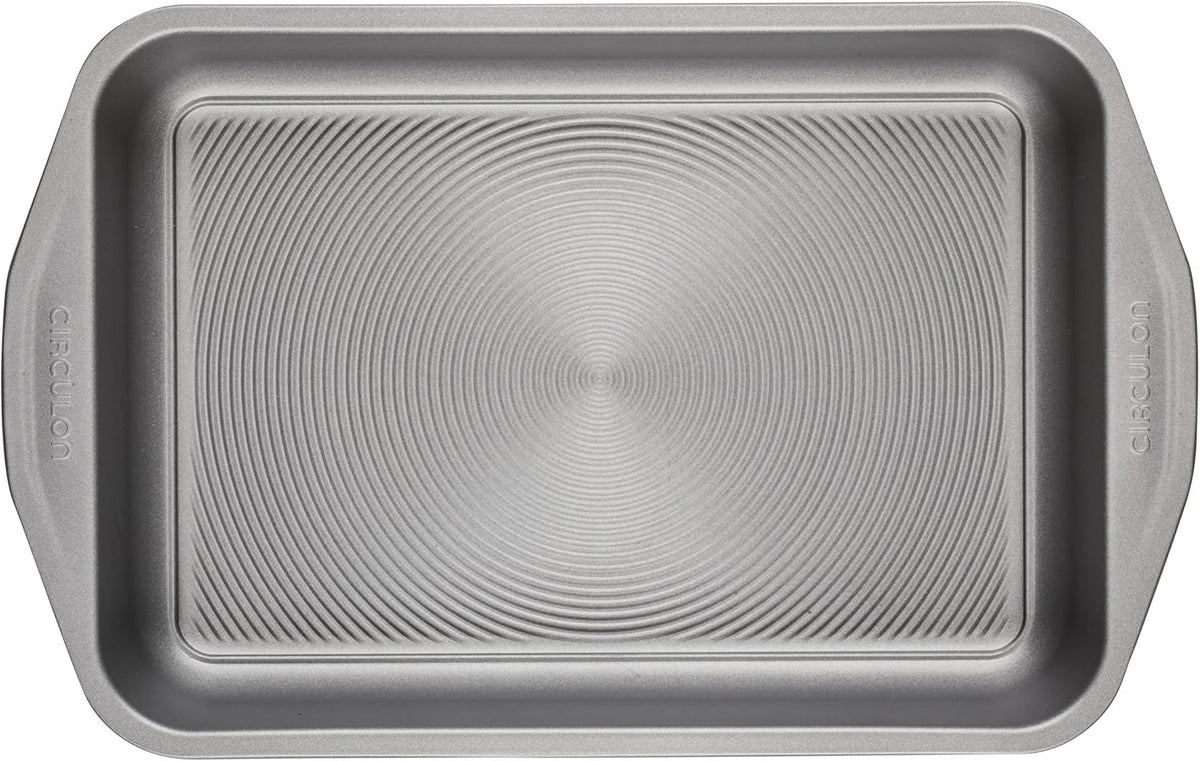 Nonstick Baking Pan With Lid, Rectangle - 9 Inch x 13 Inch, Gray P8820