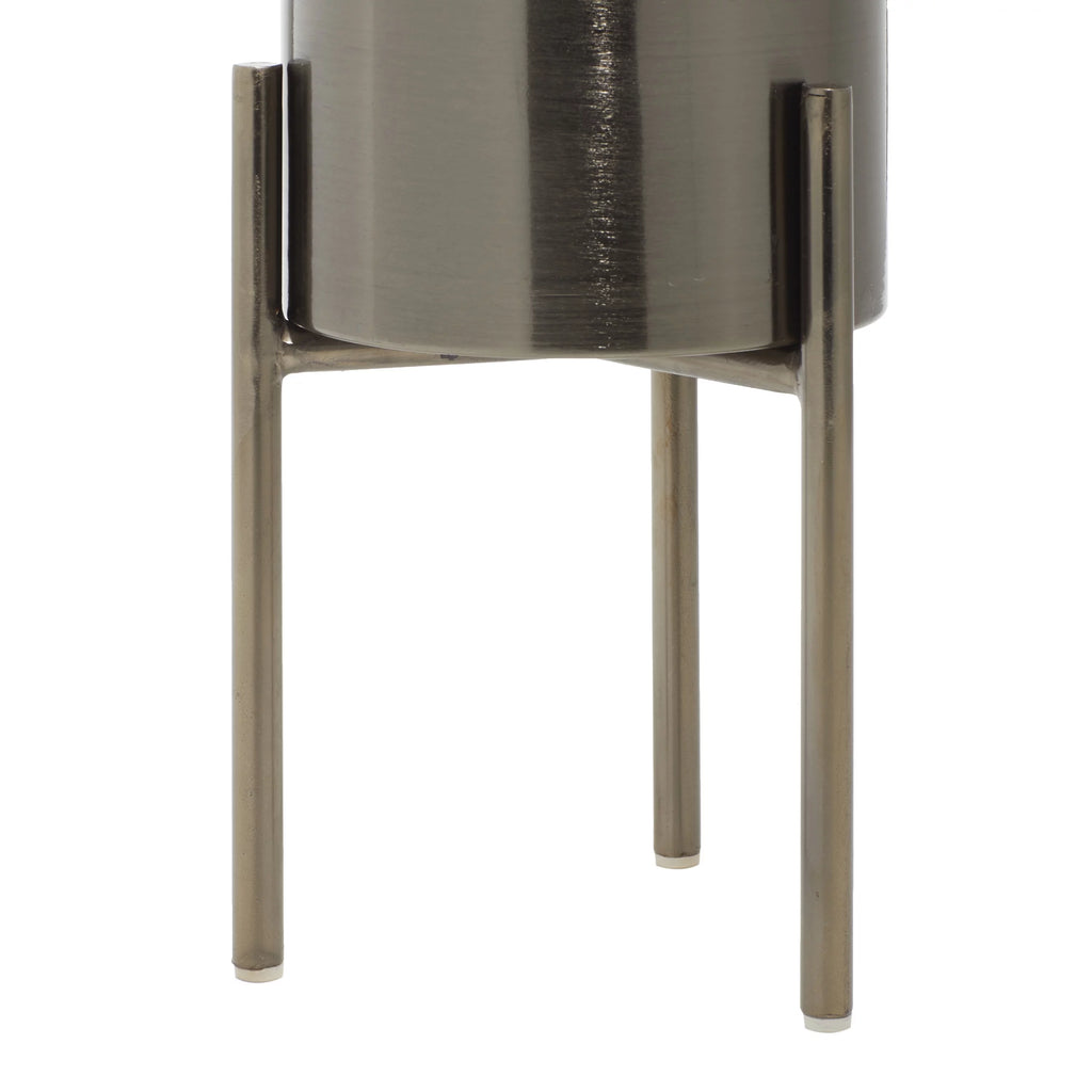 Black Metal Planter with Stand 3 Count F10677