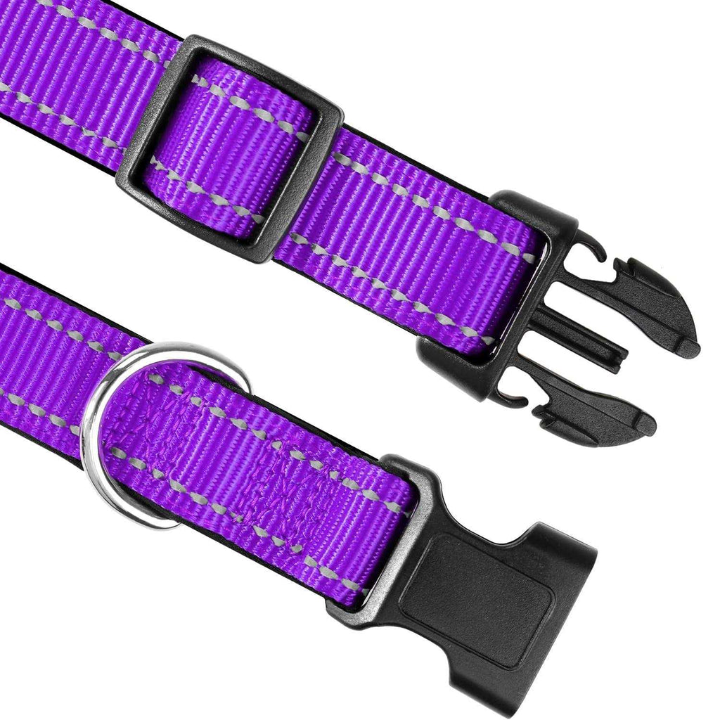Reflective Neoprene Padded Nylon Adjustable Dog Collar L904831