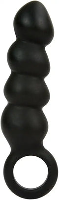 Black Silicone Anal Beads E96463