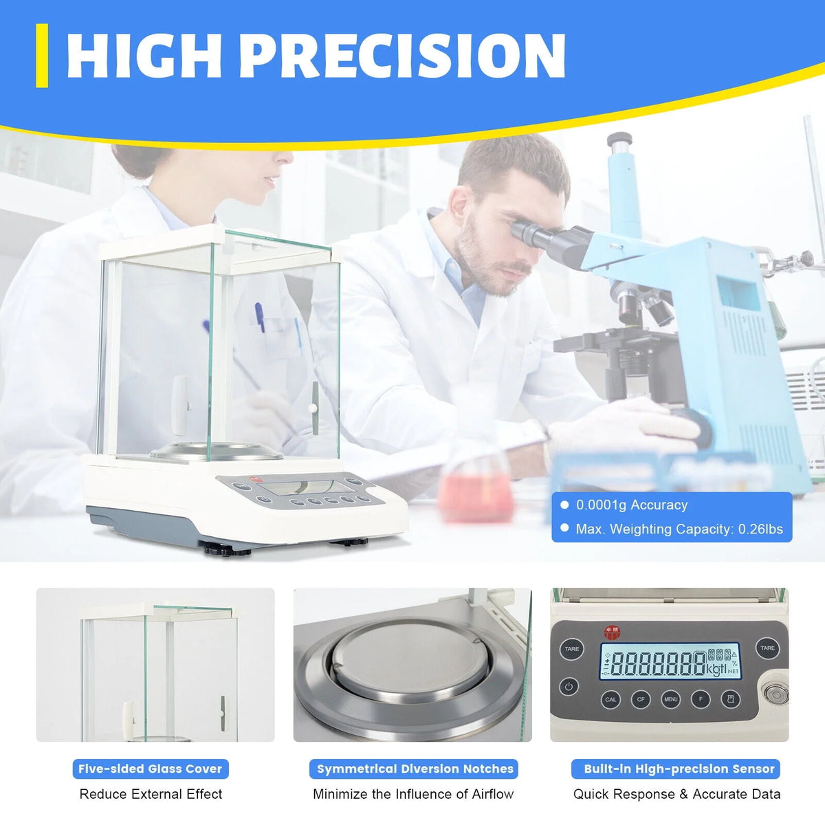 0.1 mg Electronic Analytical Balance S531572