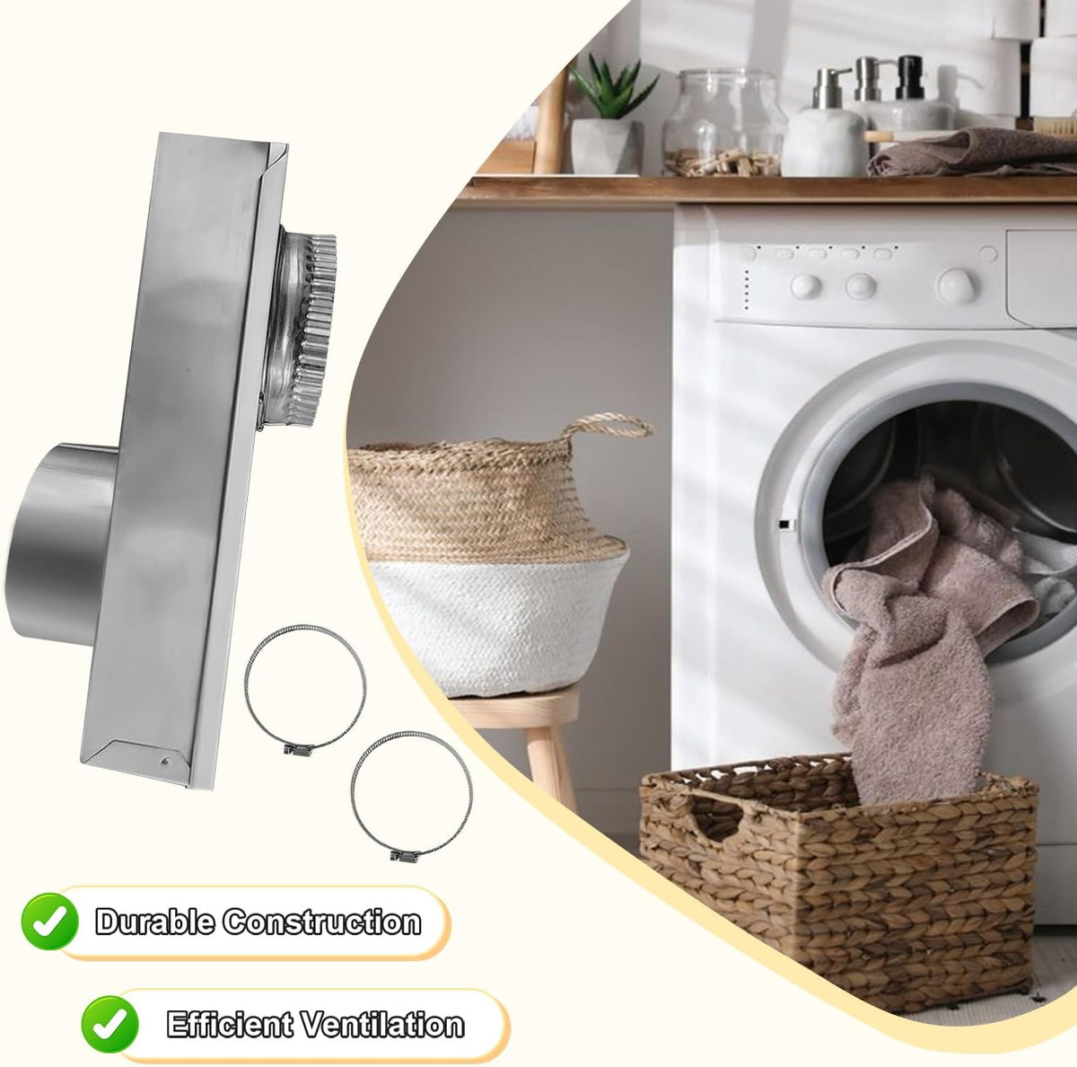 Aluminum Adjustable Dryer Vent Pipe H408163