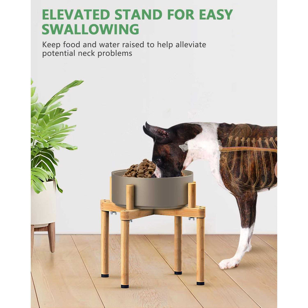Adjustable Elevated Dog Bowl Stand P211