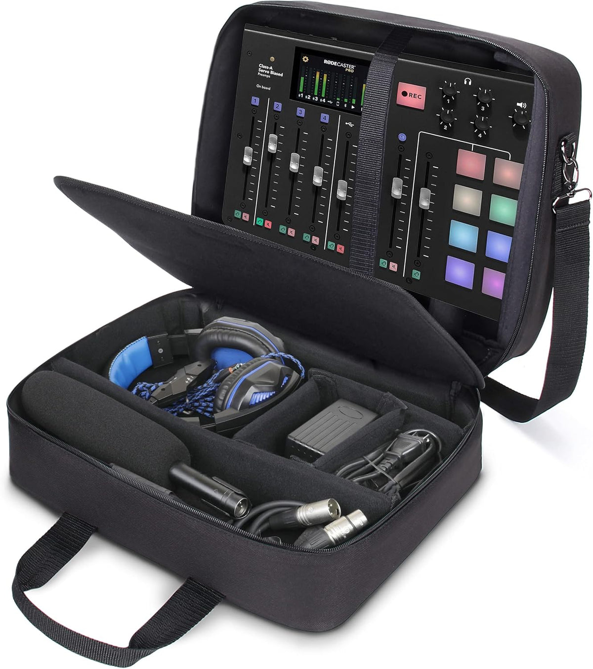 Audio Mixer Travel Case with Scratch-Resistant Interior W9178