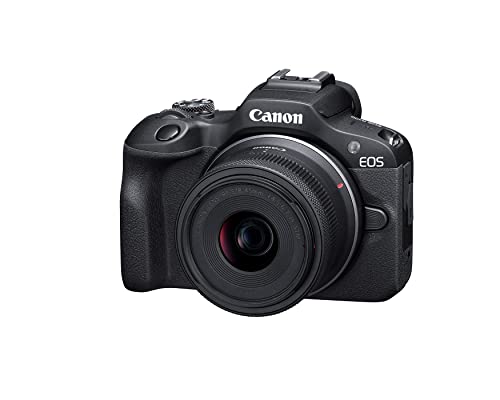Black Mirrorless Camera with RF-S18-45mm Lens Kit, 24.1 Megapixel, 4K Video C374434