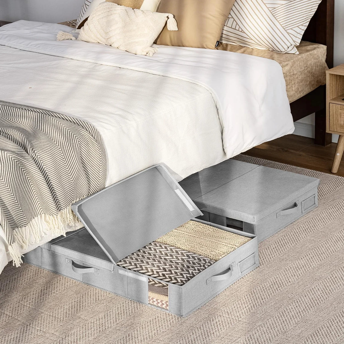 2-Pack Under Bed Storage Bins with Lids U187362