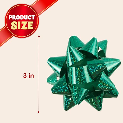 75 Pcs Christmas Bows with 2 Rolls of Curling Ribbons P4395