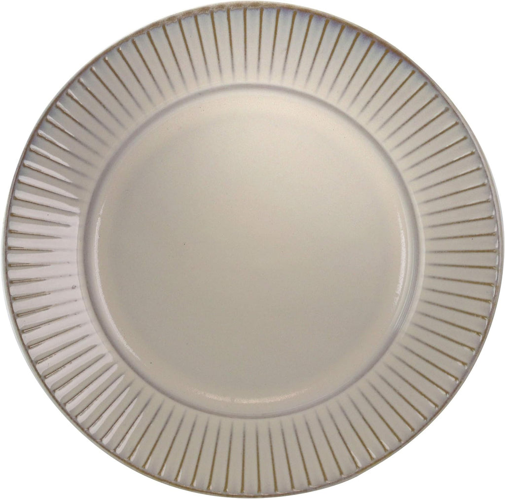 16 Piece White Stoneware Dinnerware Dish Set P759