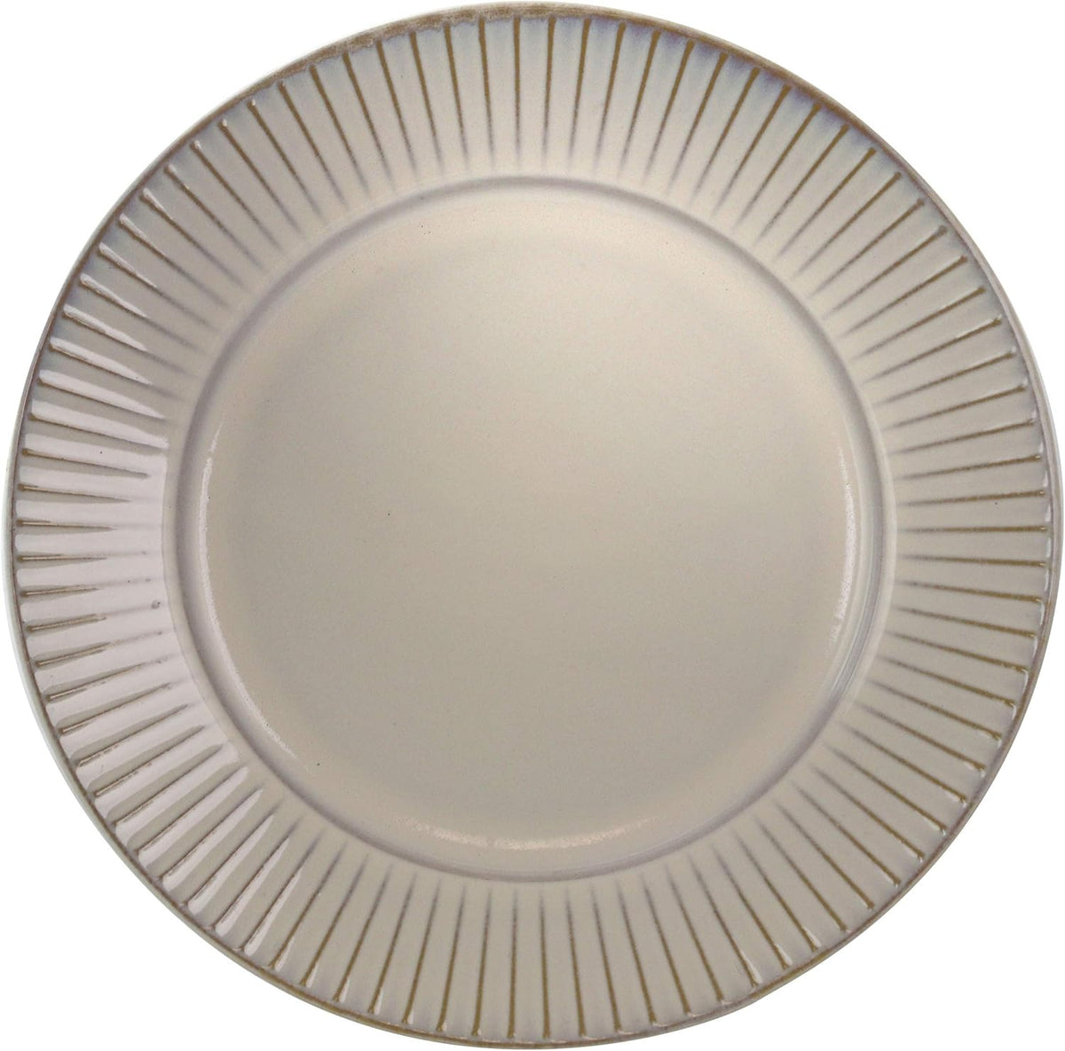 16 Piece White Stoneware Dinnerware Dish Set P759