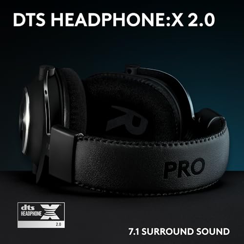 Black Wired Gaming Headset with Detachable Boom Mic D7607