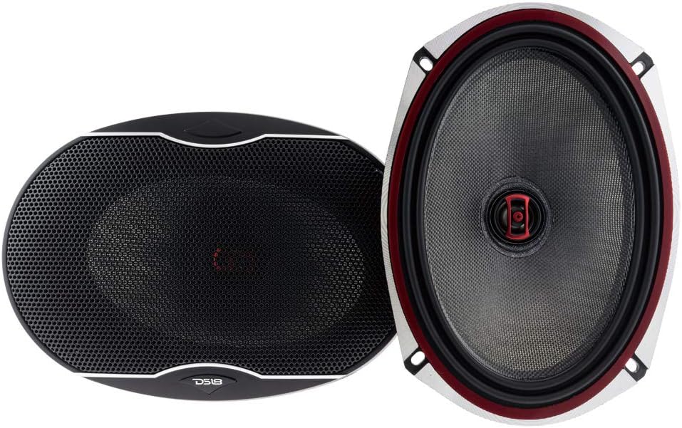 6X9 Inch 3-Ohm 2-Way Coaxial Car Speakers Set of 2 W270482
