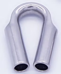 Wire Rope Tube Thimble 316 Stainless Steel 14mm 50-Pack M975924