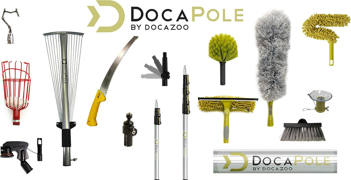 Deck Brush with Extension Pole, Pack of 2 M10676