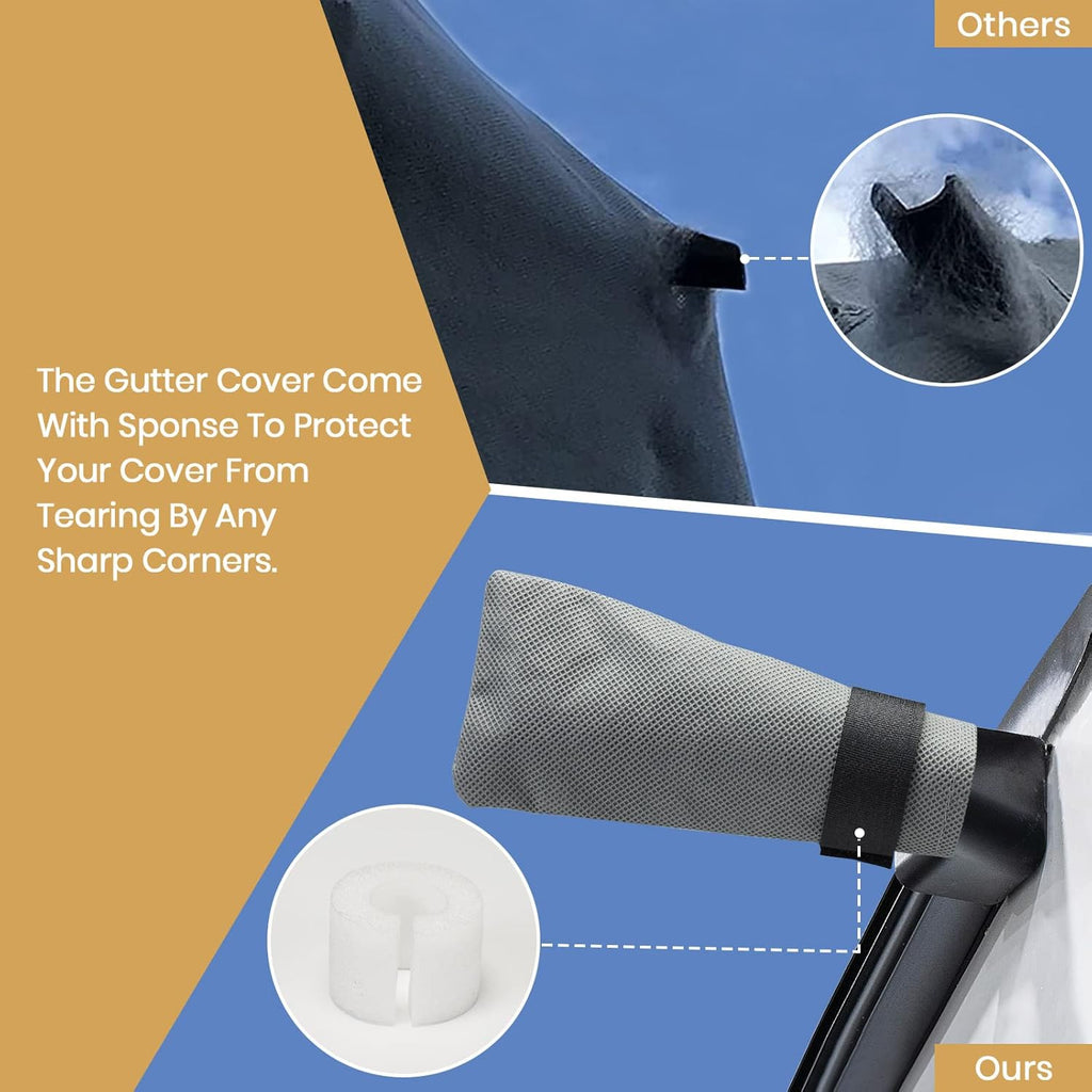 Waterproof Travel Trailer RV Cover with Cotton Lining V4441
