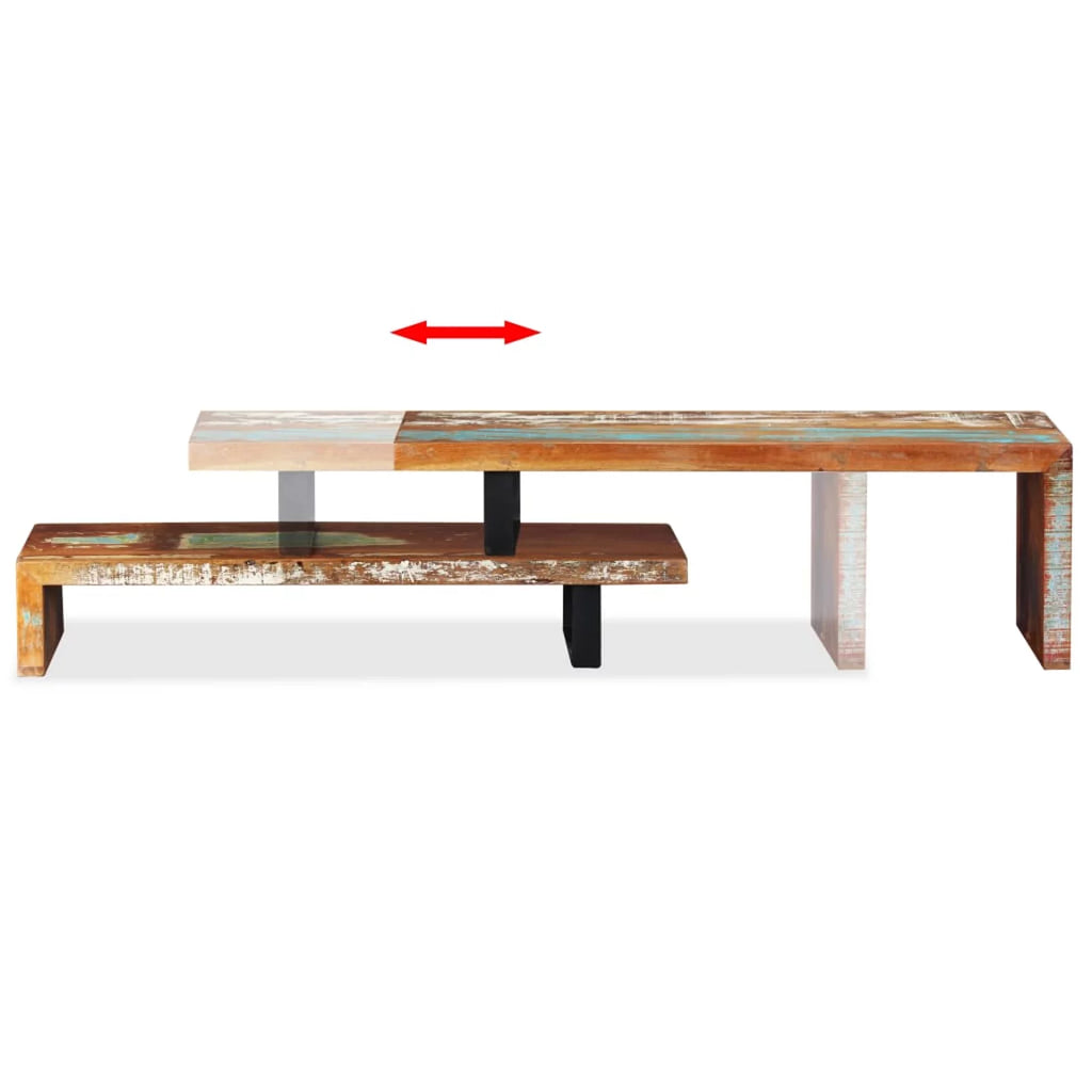 Solid Reclaimed Wood TV Stand Q8737