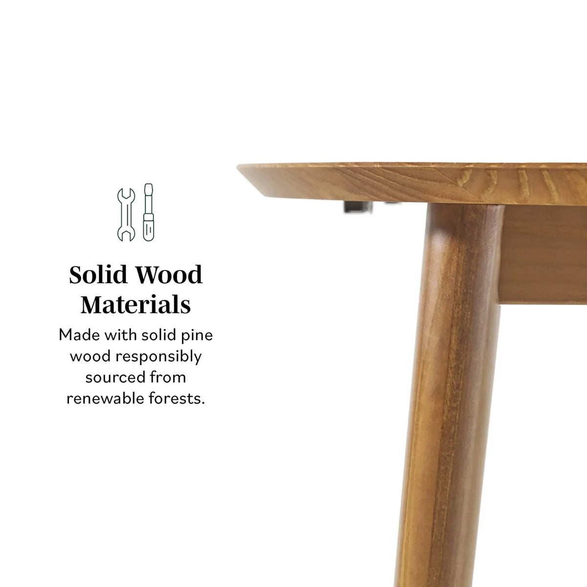 Caramel Solid Wood Oval Dining Table Z9509