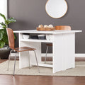 White Wood Console Table to Dining Table J772718