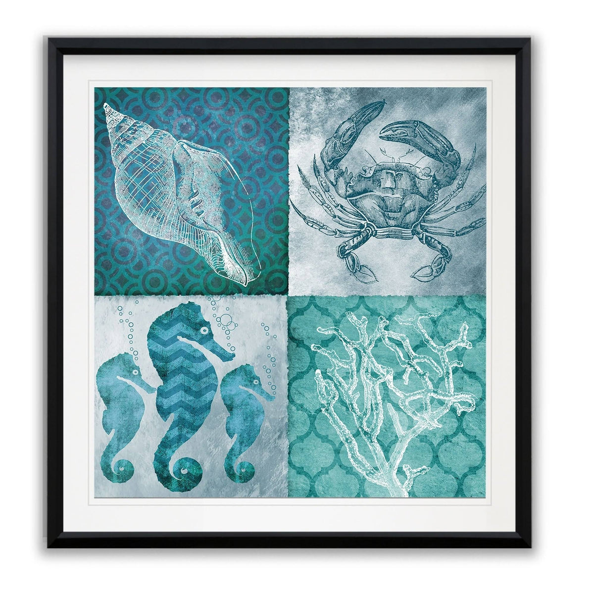 Framed Giclee Print 32x32 D344