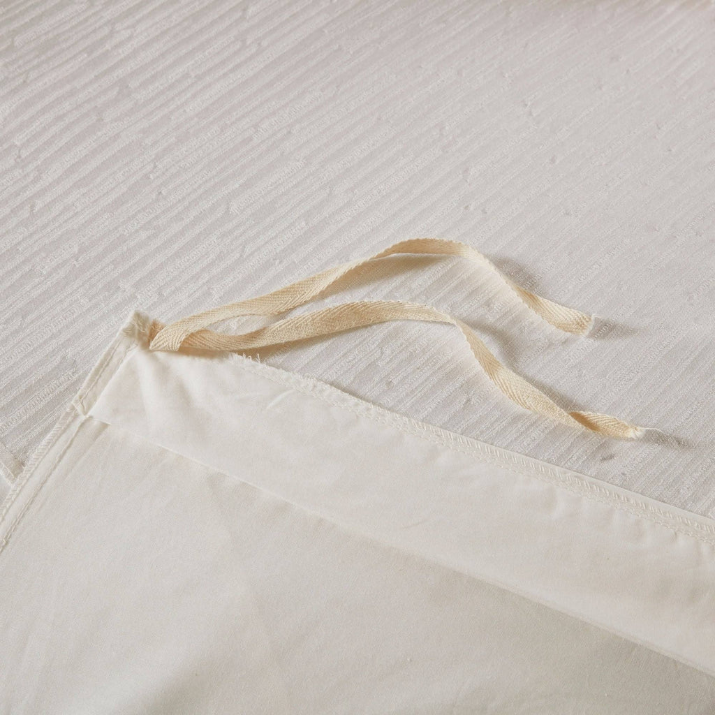 Cotton Blend Duvet Cover Set (White - King) O3837