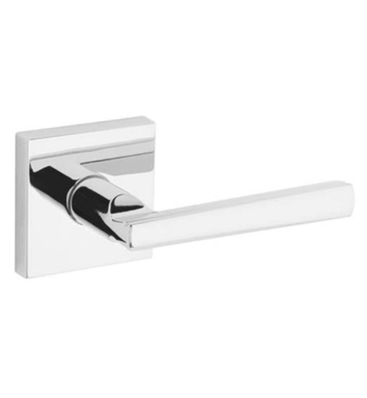 Single Cylinder Keyed Entry Interior Pack with Square Satin Chrome F32254