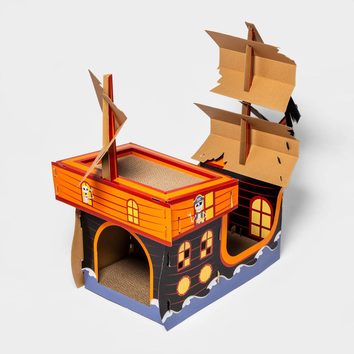 Pirate Ship Cat Scratcher Toy D50216
