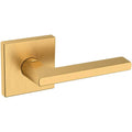 Satin Brass Full Dummy Lever Set F7392