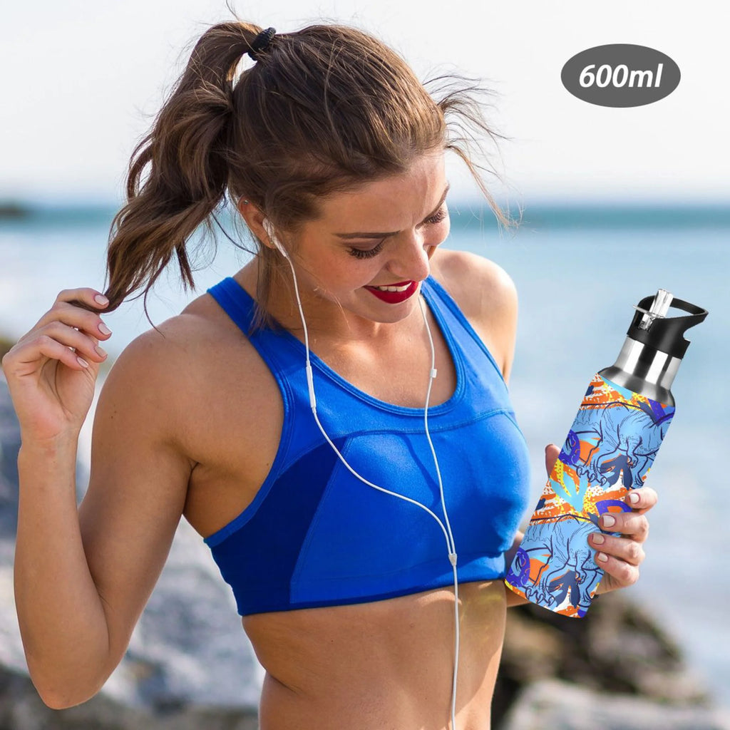 Stainless Steel Insulated Water Bottle with Straw Lid S11872