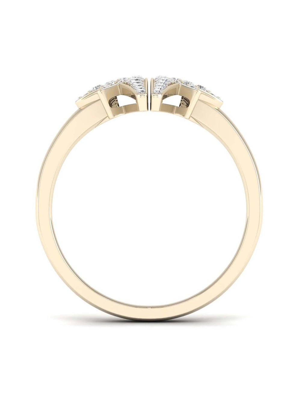 10K Yellow Gold Star Ring A6293