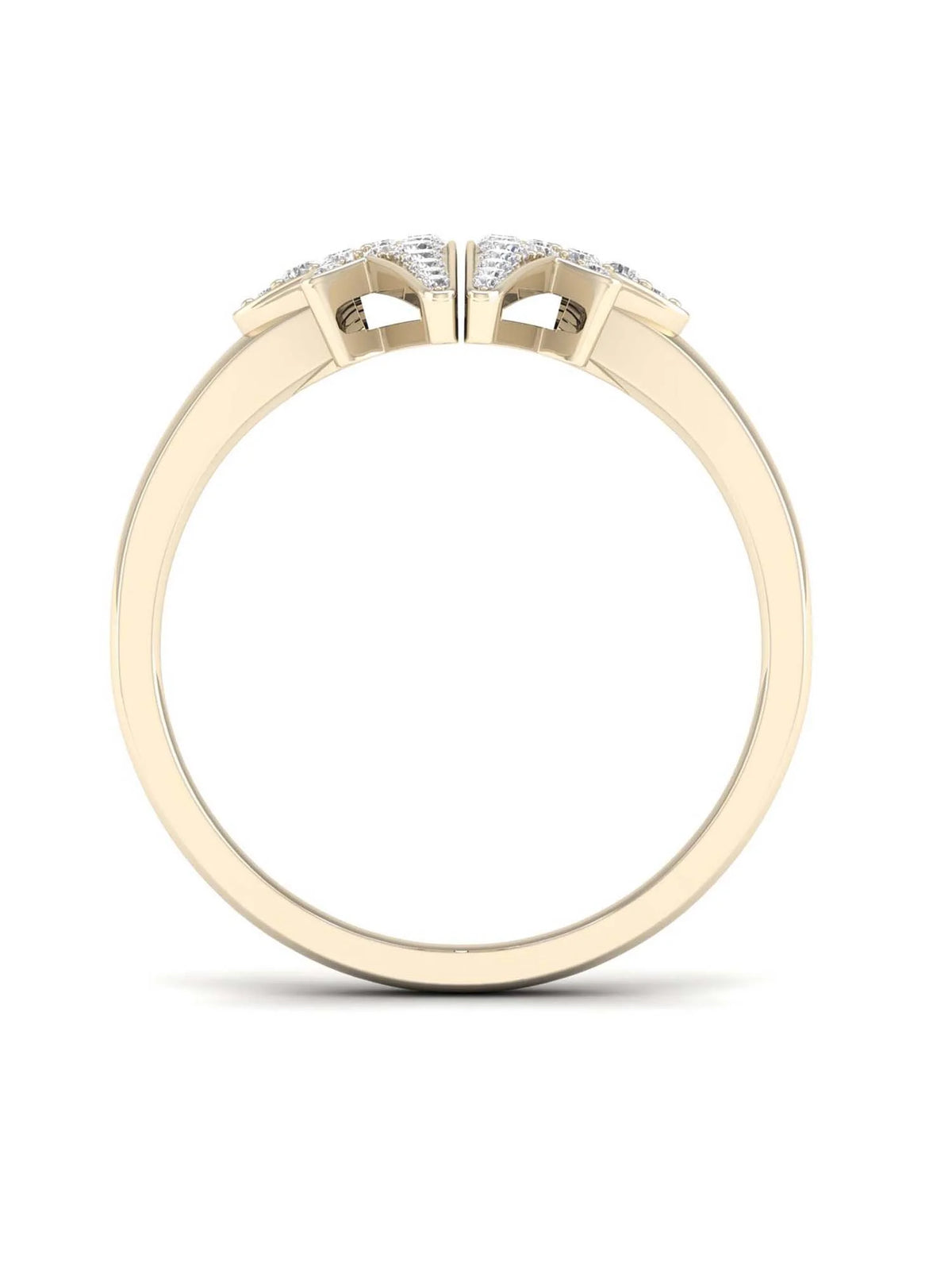10K Yellow Gold Star Ring A6293