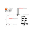 45U 2 Post Open Frame Rack U562