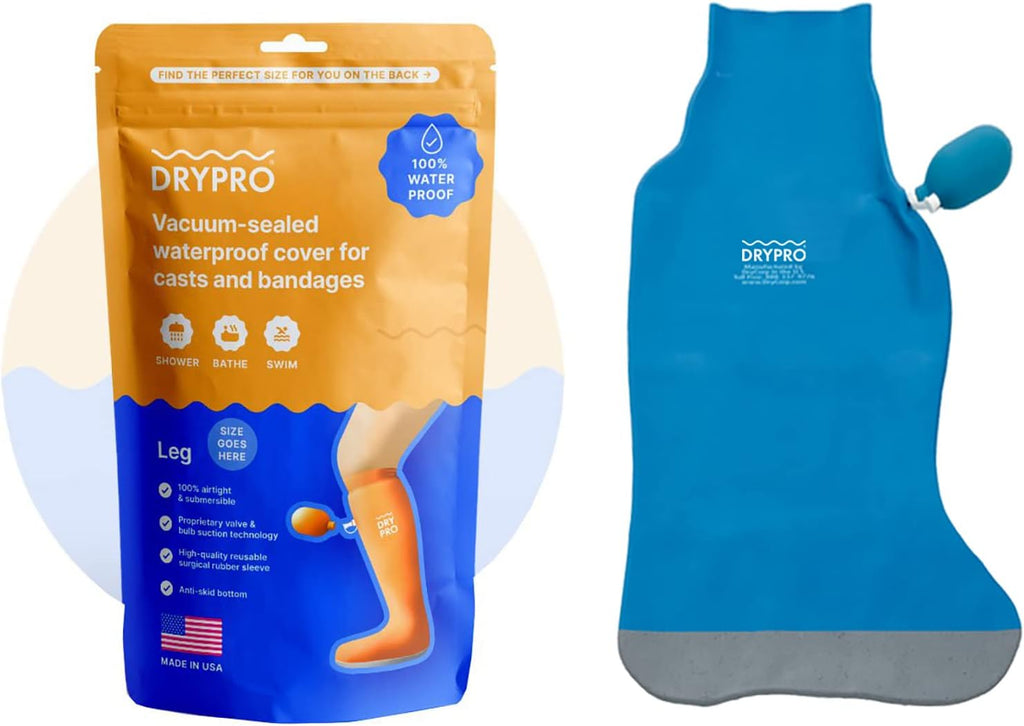 Blue Small Waterproof Half Leg Cast Cover V95497