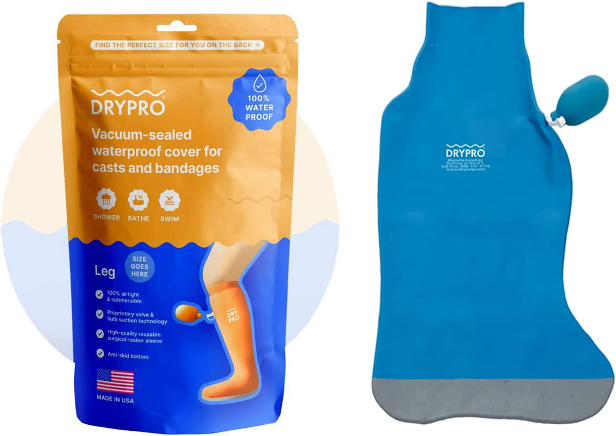 Blue Small Waterproof Half Leg Cast Cover V95497