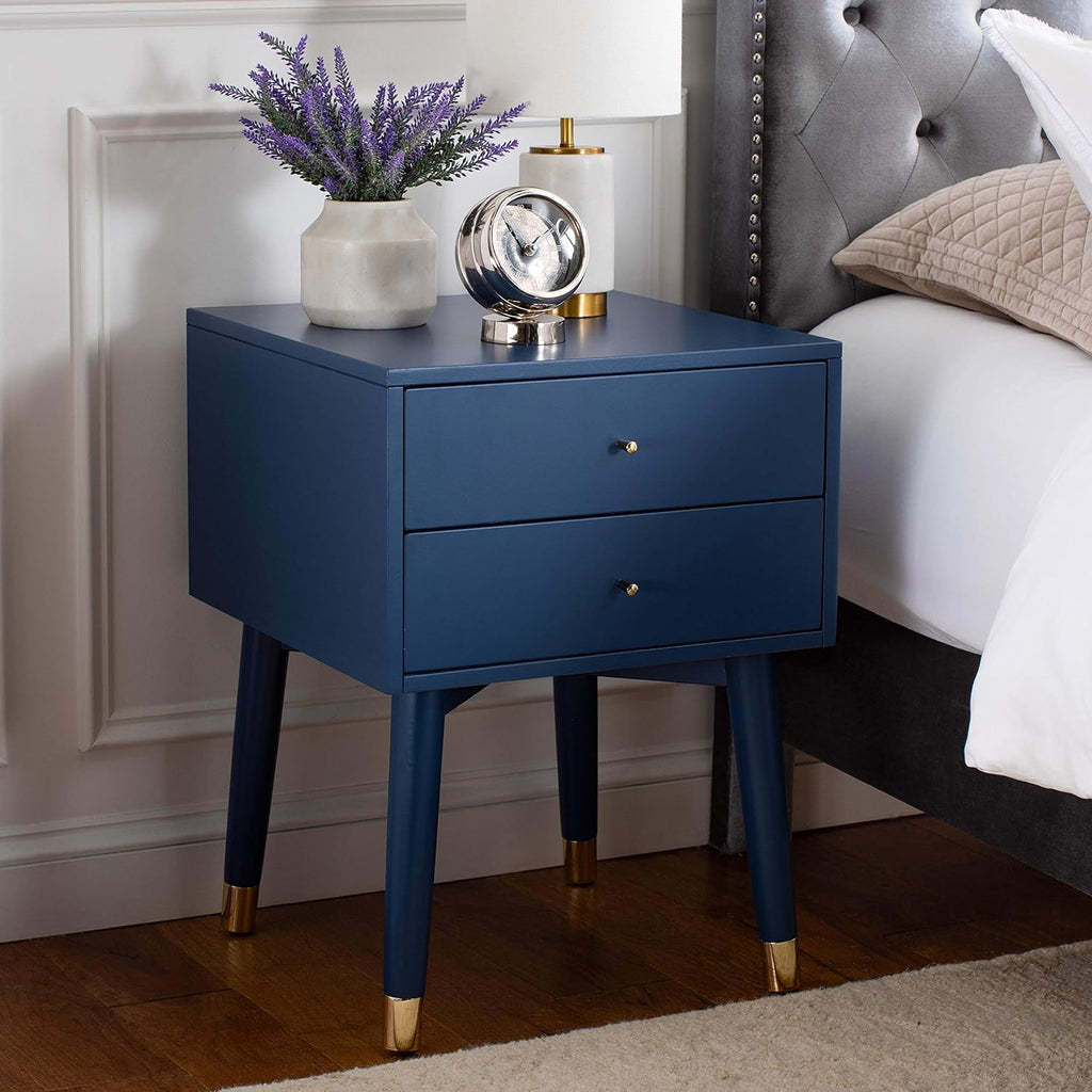 Navy Blue Nightstand W4897