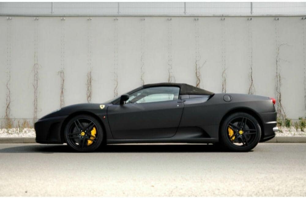 Matte Black 5ft x 8ft Car Wrap Vinyl Film N513