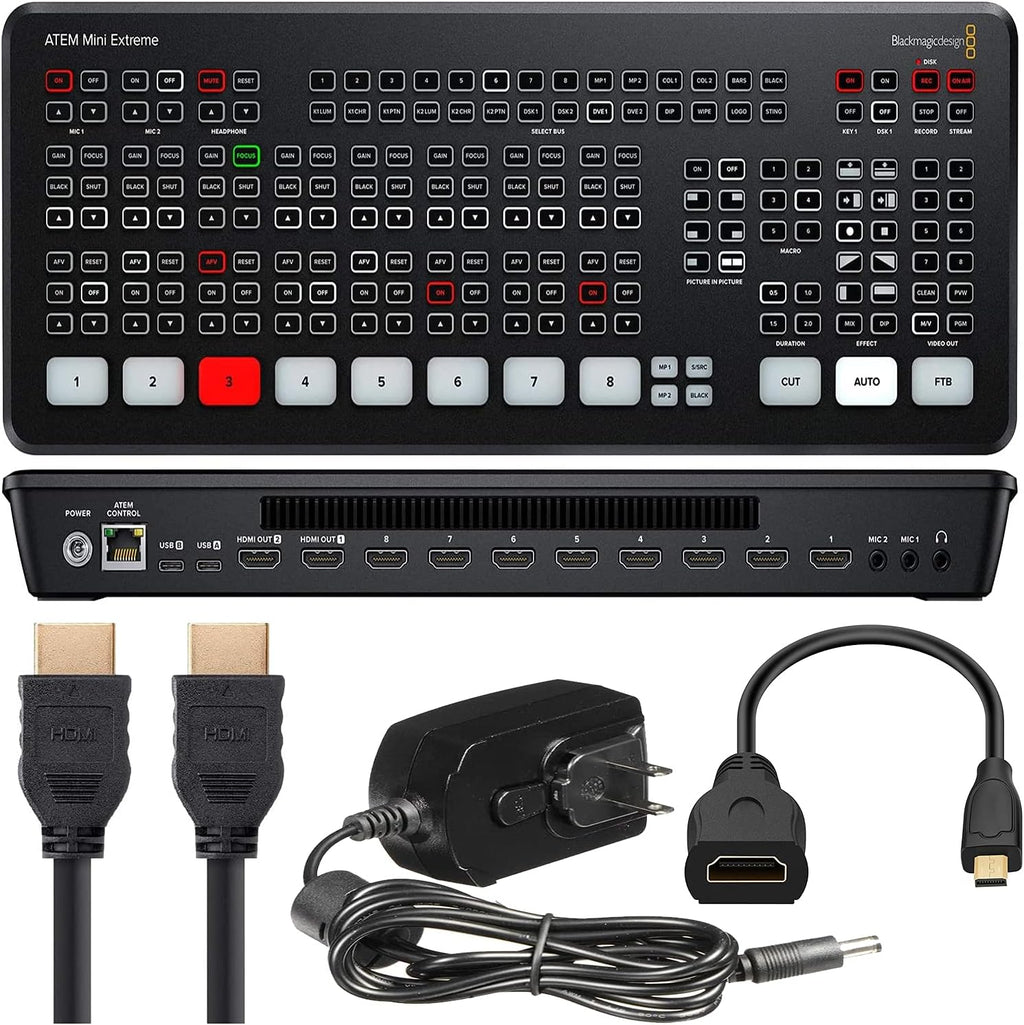 HDMI Live Streaming Switcher with 12V Power Supply T86676
