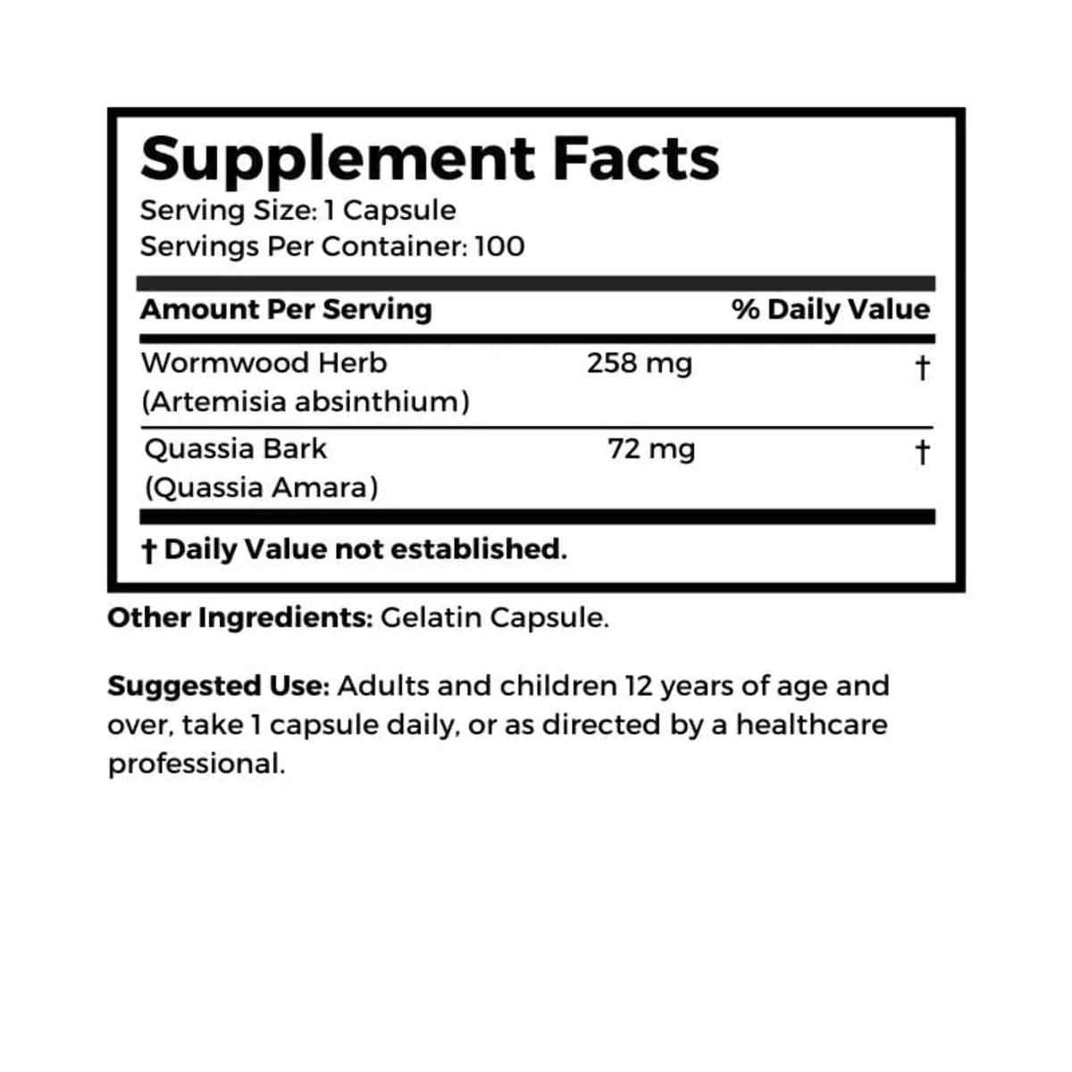 330mg 100 Capsules G906734