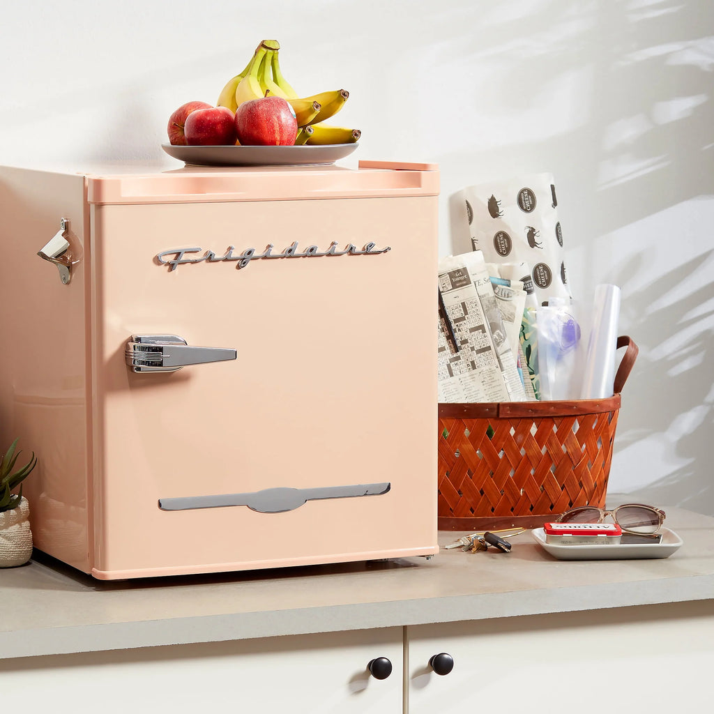 1.6 Cu ft. Retro Compact Refrigerator with Side Bottle Opener J7063