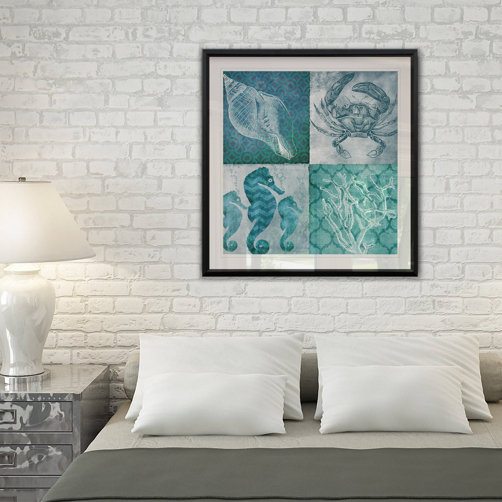 Framed Giclee Print 32x32 D344
