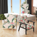 Upholstered Patterned Accent Chair and Arm Chair G2464