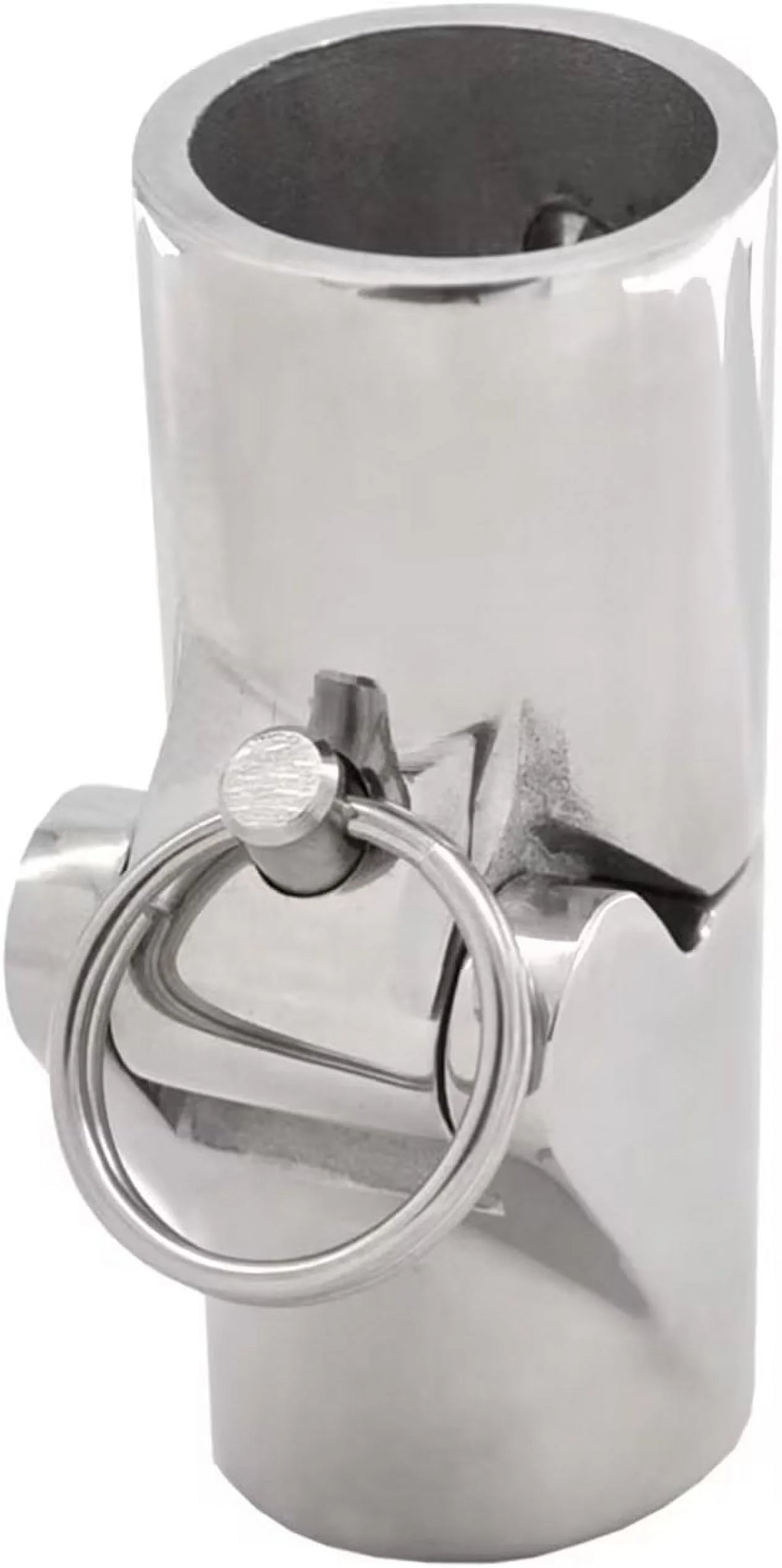 316SS Marine Grade Boat Pipe Connector 1" Handrail Fitting Folding Swivel Coupling Tube Joint C237484