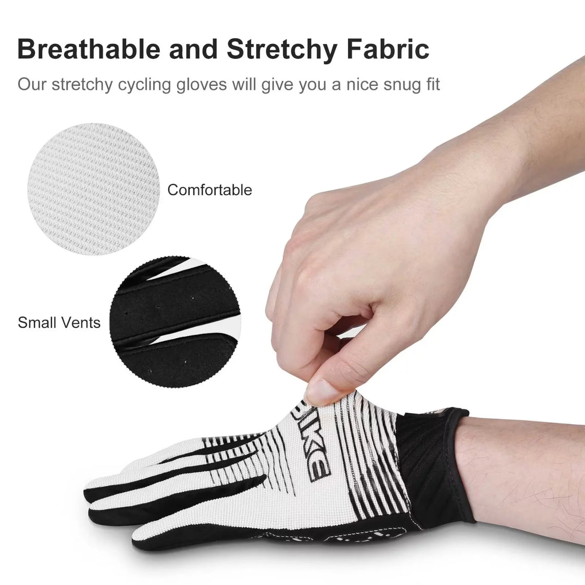 Cycling Gloves with 5MM Non-Slip Palm Pad W867298