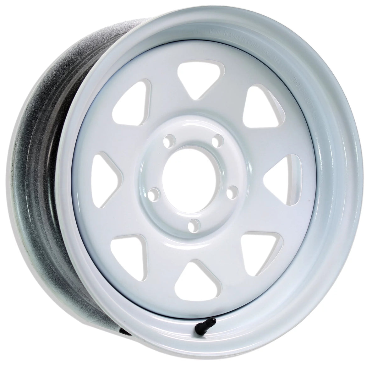 15 in. White Spoke Trailer Wheel Rim F641478