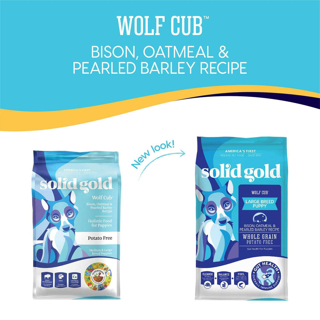Solid Gold Wolf Cub Bison & Oatmeal Puppy Food H206480