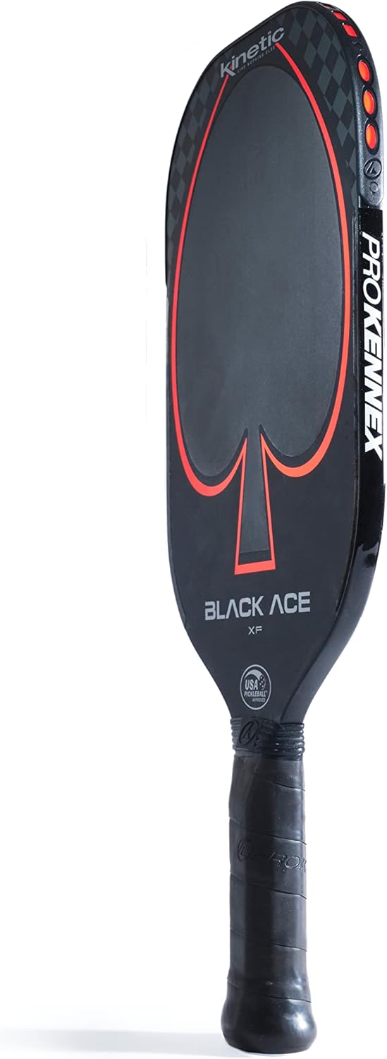 Black Ace XF Pickleball Paddle with Carbon Fiber Face L74099
