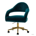 Teal Velvet Task Chair F199415