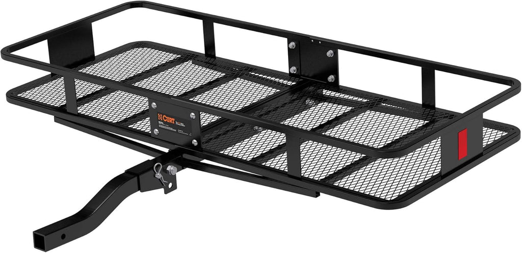 60 x 24-Inch Black Steel Basket Hitch Cargo Carrier L74367