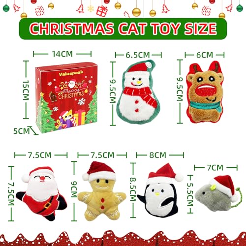 6 Pack Plush Catnip Cat Toys with Gift Box L913008
